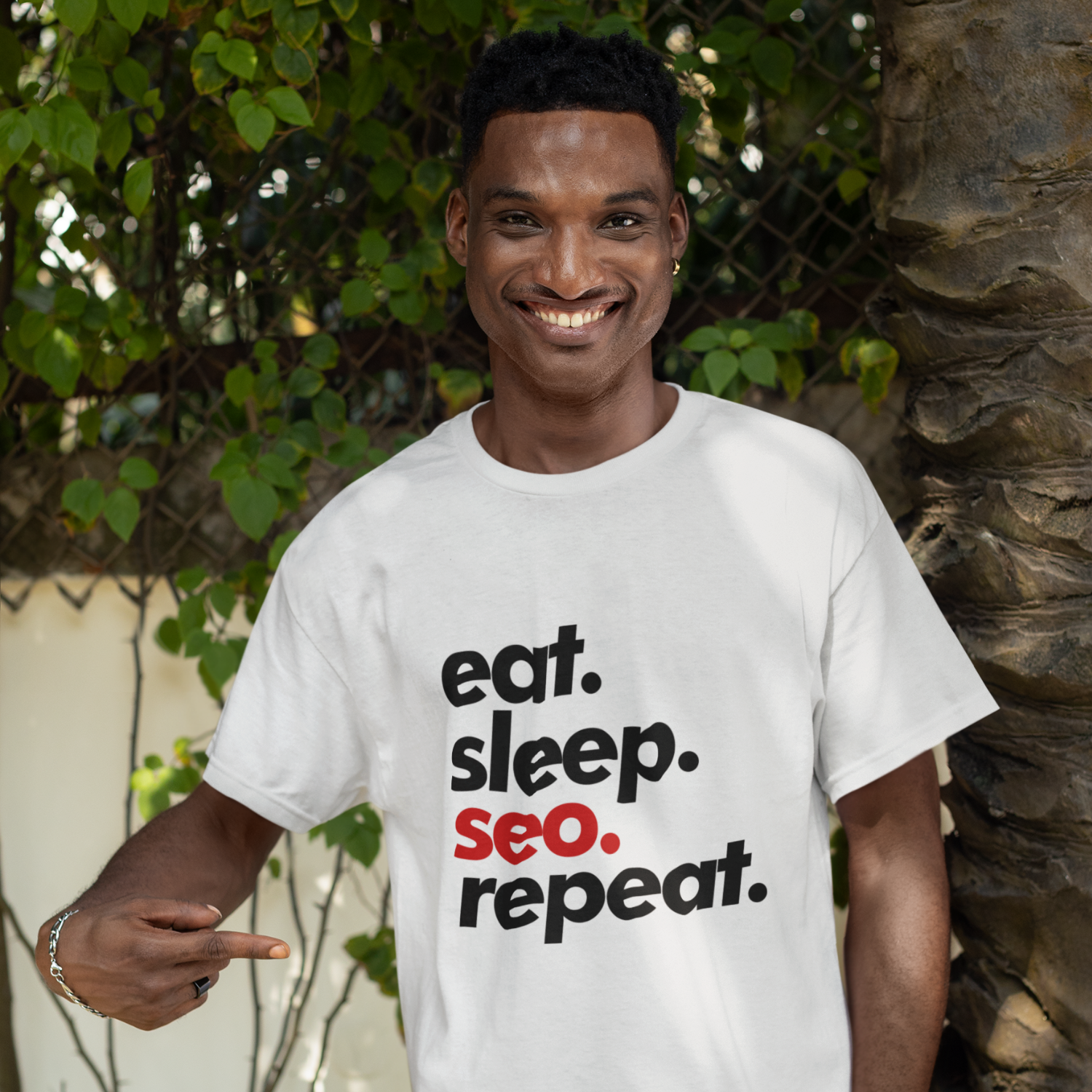 Eat Sleep SEO Repeat T-Shirt