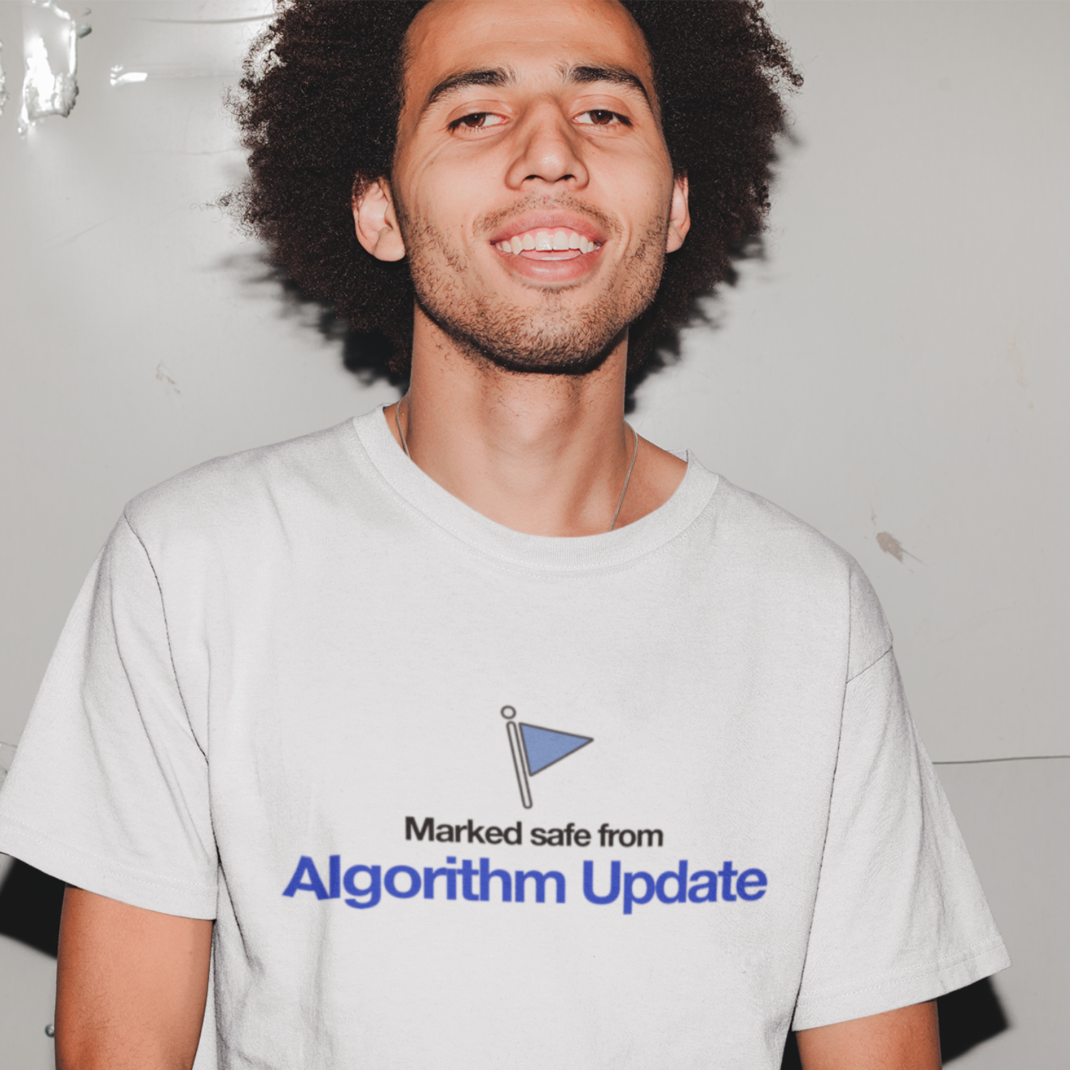 Marked Safe From Algorithm Update SEO T-Shirt